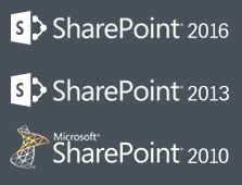 Microsoft Sharepoint 2010, Sharepoint 2013, Sharepoint 2016